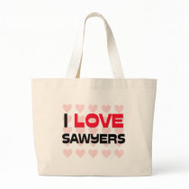 I LOVE SAWYERS CANVAS BAG