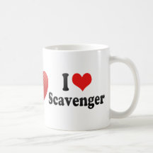 I Love Scavenger Coffee Mugs