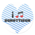 I Love Schottisch stickers