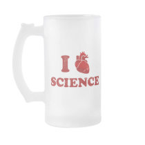 i love science / i heart science / anatomy coffee mug
