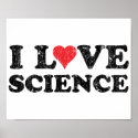 I Love Science posters