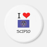 I Love Scipio Utah Magnets