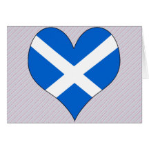 I Love Scotland Card
