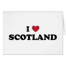 I Love Scotland Cards