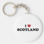 I Love Scotland Key Chain