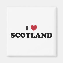 I Love Scotland Magnet