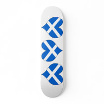 I Love Scotland Custom Skateboard