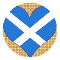 I Love Scotland Stickers