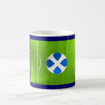 I Love Scottish football soccer flag mug