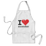 I Love Scratchin.ai aprons