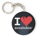 I Love Scratchin' Keychain 2 Template
