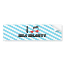 I Love Sea Shanty Bumper Stickers