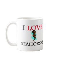 I Love Seahorses Mug