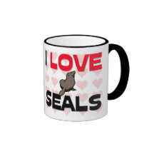 I Love Seals Mug