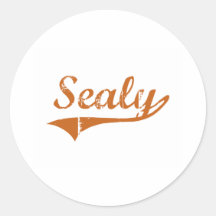 I Love Sealy Texas Round Sticker