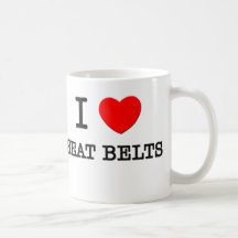 I Love Seat Belts Mugs