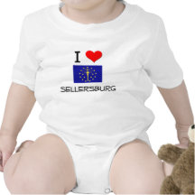I Love SELLERSBURG Indiana Tshirt