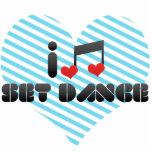 I Love Set Dance Photo Cut Out