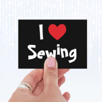 I Love Sewing Business Card