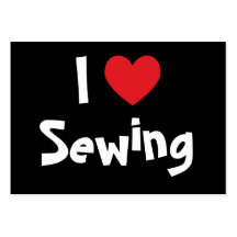 I Love Sewing Business Card