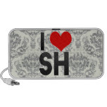 I Love SH iPod Speakers