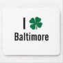 I love (shamrock) Baltimore St Patricks Day