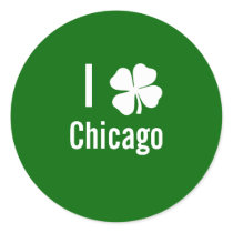 I love (shamrock) Chicago St Patricks Day