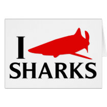 I Love Sharks Cards