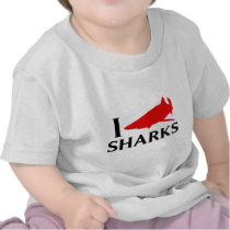 I Love Sharks T Shirt