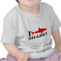 I Love Sharks Tshirts