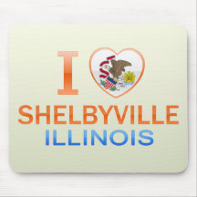 I Love Shelbyville, IL Mousepads