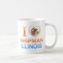 I Love Shipman, IL Mugs