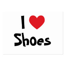 I Love Shoes Business Card