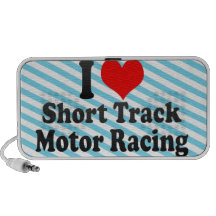 I love Short Track Motor Racing Laptop Speakers