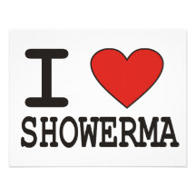 I Love Showerma Personalized Invite