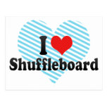 I Love Shuffleboard Postcard