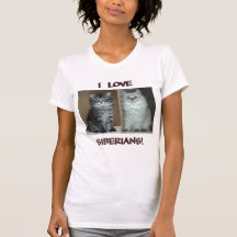 I LOVE SIBERIANS SHIRT