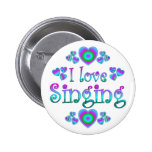 I Love Singing Button
