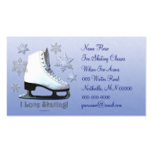 I Love Skating Business Cards