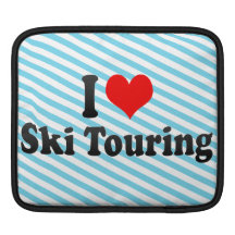 I love Ski Touring iPad Sleeve