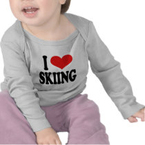 I Love Skiing Tshirts