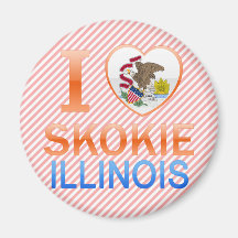 I Love Skokie, IL Magnet