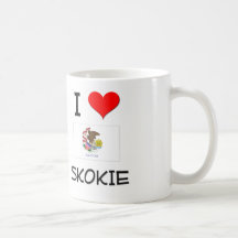 I Love SKOKIE Illinois Mugs