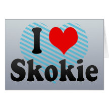 I Love Skokie, United States Card