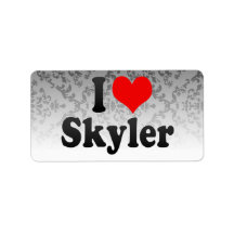 I love Skyler Labels