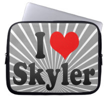 I love Skyler Laptop Computer Sleeve