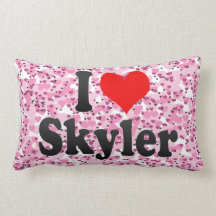 I love Skyler Pillow