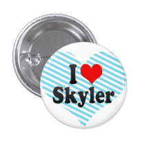 I love Skyler Pinback Buttons
