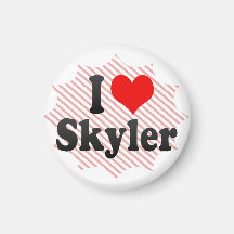 I love Skyler Refrigerator Magnet