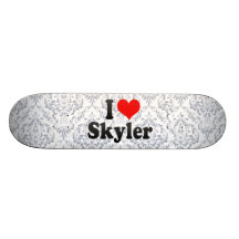 I love Skyler Skate Board Deck